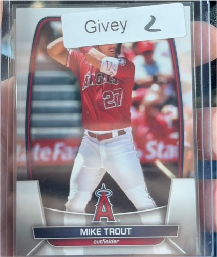 2023 Bowman #89 Mike Trout Los Angeles Angels — front