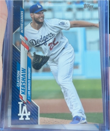 2020 Topps Update #U-90 Clayton Kershaw — front