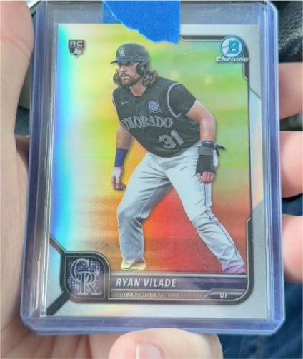 2022 Bowman Chrome #14 Ryan Vilade — front