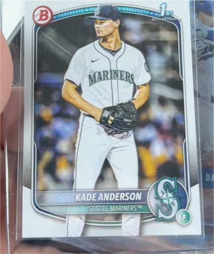 2025 Bowman Draft #BD-3 Kade Anderson — front