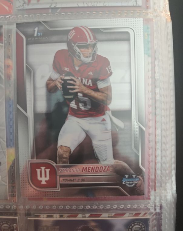 2025 Topps Bowman Chrome #109 Fernando Mendoza — front
