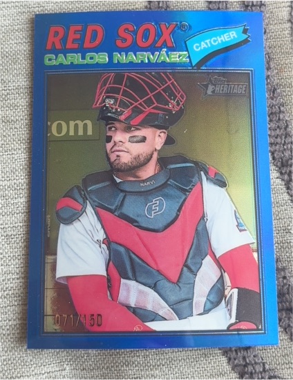 2026 Topps Heritage #248 Carlos Narváez — front