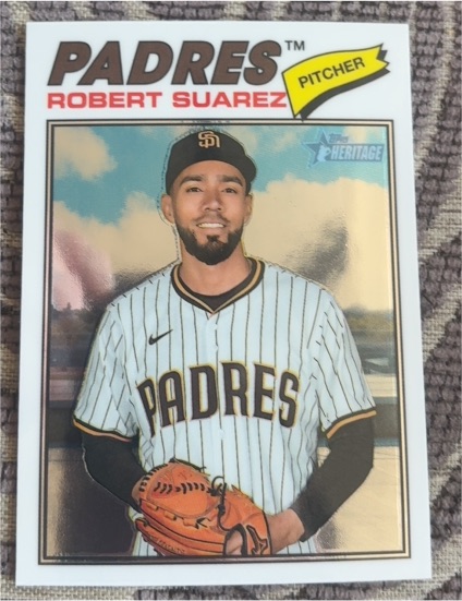 2026 Topps Heritage #174 Robert Suarez — front