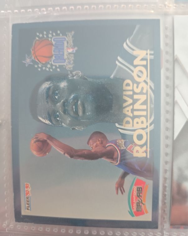 1992-93 Fleer All-Stars #21 David Robinson — front
