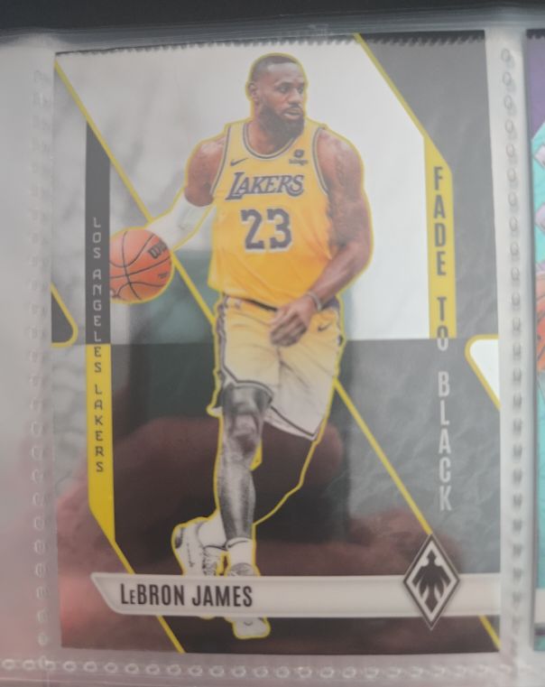 2023-24 Panini Phoenix Fade to Black #3 LeBron James — front