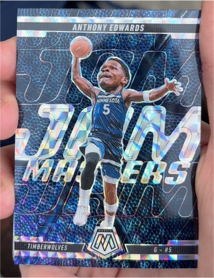 2024-25 Panini Mosaic Jam Masters #10 Anthony Edwards — front