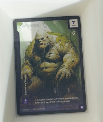 Wonders of the First #275 Marshy Glubtroll — front