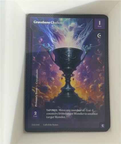 2023 Call of the Stones #584 Gravebane Chalice — front