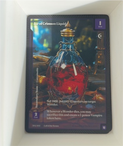 Call of the Storms #264 Jar of Crimson Liquid — front