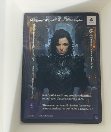 2025 Call of the Stones #276 Morgana "Widowmaker" Wraithspire — front