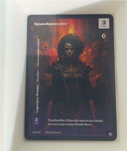 2025 Call of the Stones #278 Nyxara Keyenwalker — front