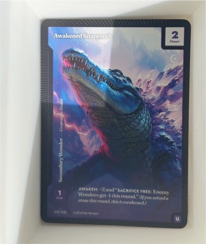 2025 Call of the Stones #227 Awakened Snaptooth — front