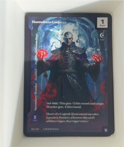 Wonders of the First #261 Haemsbane Conjurer — front