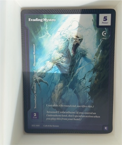 2025 Call of the Stones #5353 Evading Mystro — front