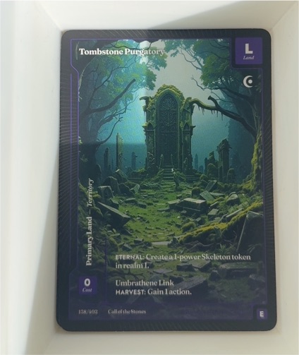 2025 Call of the Stones #158 Tombstone Purgatory — front
