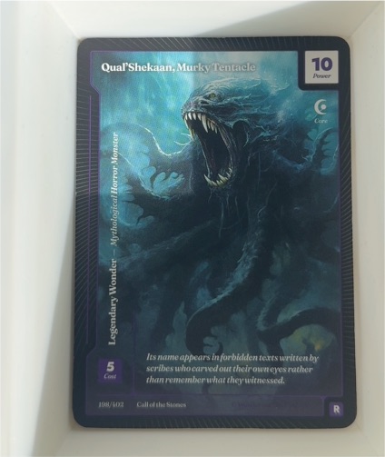 2025 Call of the Stones #198 Qual'Shekaan, Murky Tentacle — front
