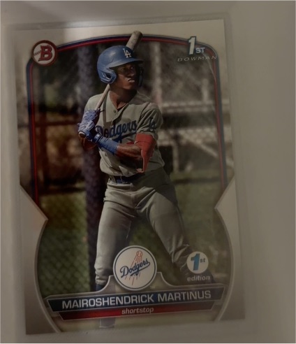 2023 Bowman Prospects #BP-55 Mairoshendrick Martinus — front