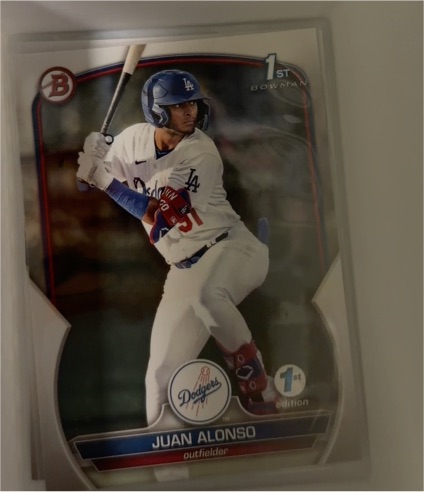 2023 Bowman 1st Bowman #BP-137 Juan Alonso — front