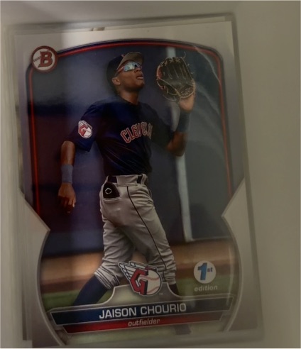 2023 Bowman Chrome #BCP-83 Jaison Chourio — front