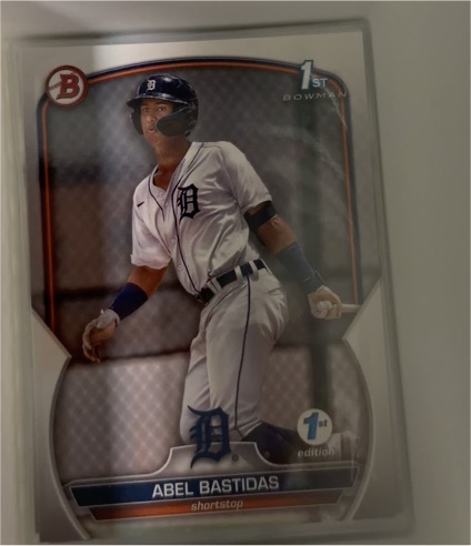 2023 Bowman #BP-113 Abel Bastidas — front