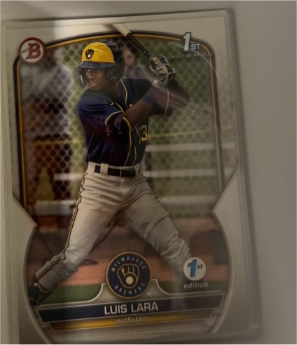 2023 Bowman #BP-100 Luis Lara — front