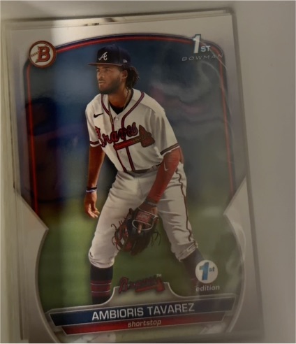 2023 Bowman #BP-33 Ambioris Tavarez — front