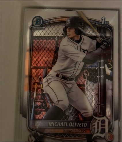 2025 Bowman Draft Chrome #BDC-156 Michael Oliveto — front