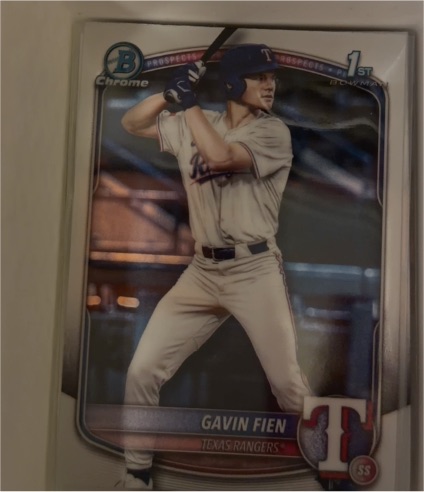 2025 Bowman Draft Chrome #BDC-15 Gavin Fien — front