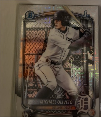 2025 Bowman Draft Chrome #BDC-156 Michael Oliveto — front