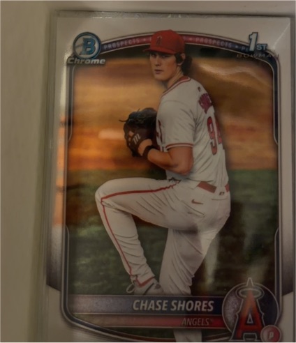 2025 Bowman Draft #BDC-142 Chase Shores — front