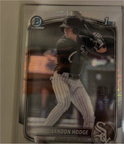 2025 Bowman Chrome #BDC-93 Landon Hodge — front