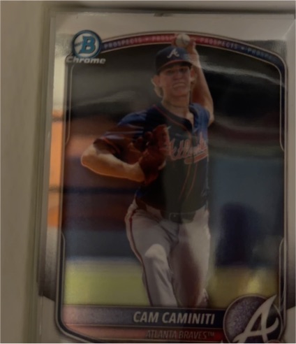 2025 Bowman Draft Chrome #BDC-122 Cam Caminiti — front