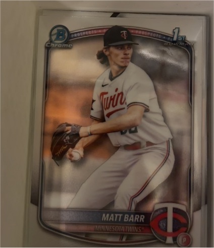 2025 Bowman Draft Chrome #BDC-154 Matt Barr — front