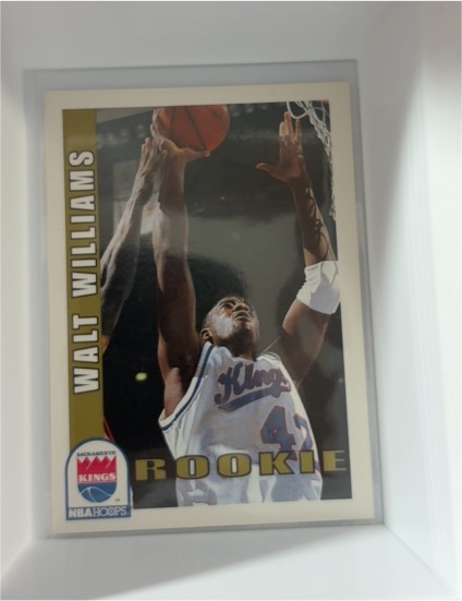 1992-93 NBA Hoops #463 Walt Williams Rookie Sacramento Kings — front