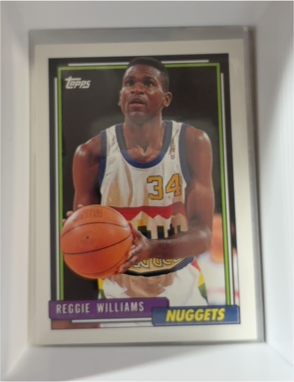 1992-93 Topps #13 Reggie Williams — front