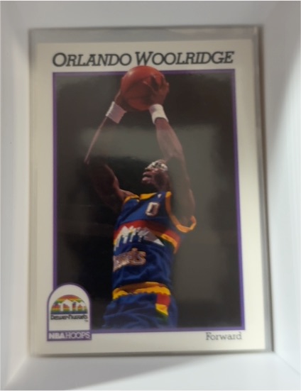 1991 Hoops #58 Orlando Woolridge — front