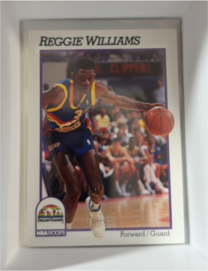 1991-92 NBA Hoops #56 Reggie Williams — front