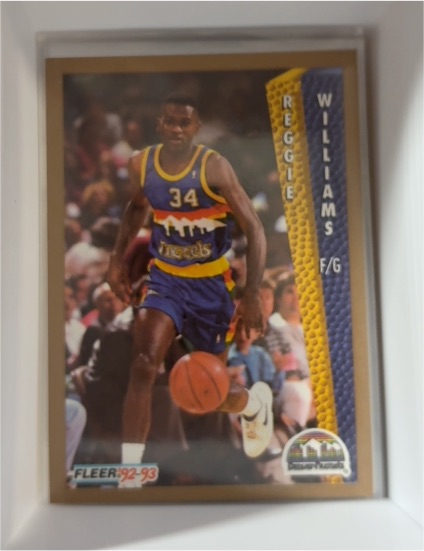 1992-93 Fleer #61 Reggie Williams — front