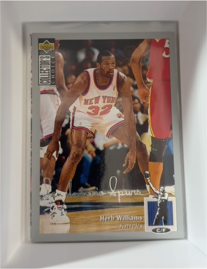 1994-95 Upper Deck Collector's Choice #269 Herb Williams — front