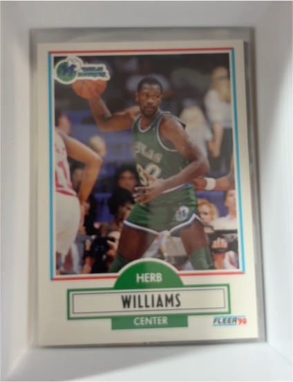 1990-91 Fleer #45 Herb Williams — front