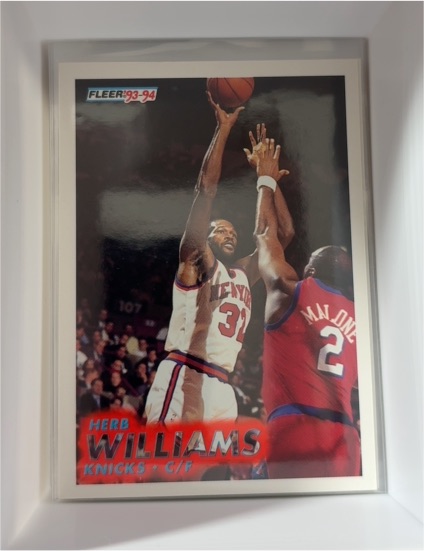 1993-94 Fleer #341 Herb Williams — front