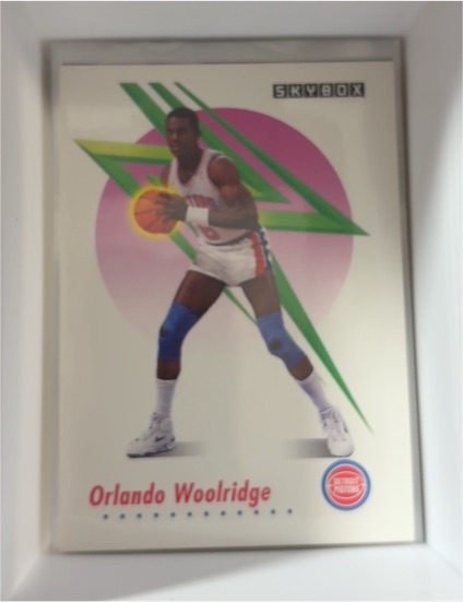 1991-92 Skybox #628 Orlando Woolridge — front