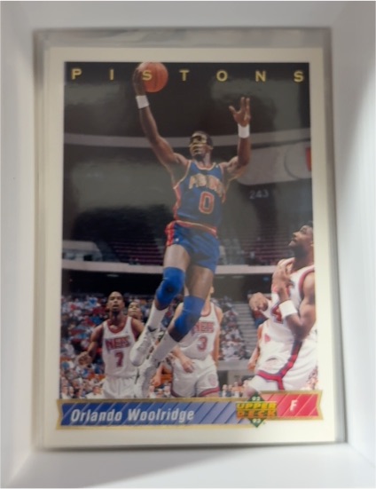 1992 Upper Deck #290 Orlando Woolridge Detroit Pistons — front