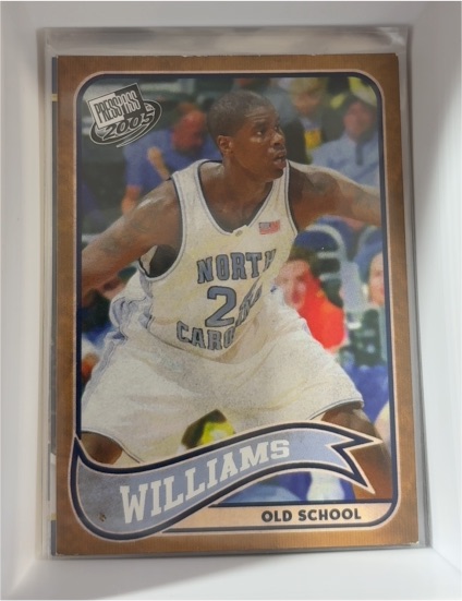 2005 Press Pass Old School #OS24 Marvin Williams — front