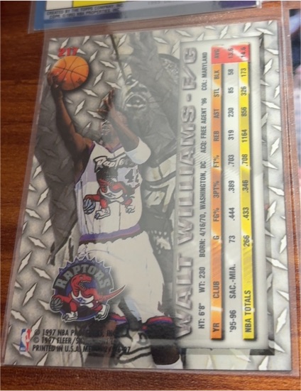 1996-97 Fleer Metal #217 Walt Williams — front