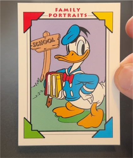 1991 Impel Disney Family Portraits #144 Donald Duck — front