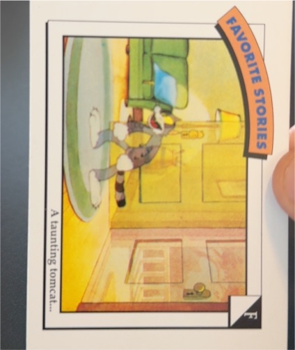 1991 Impel Disney Favorite Stories F #51 A Taunting Tomcat — front