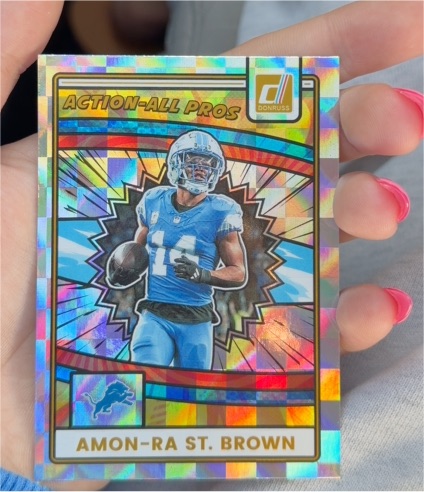 2025 Panini Donruss #AAP-AST Amon-Ra St. Brown — front