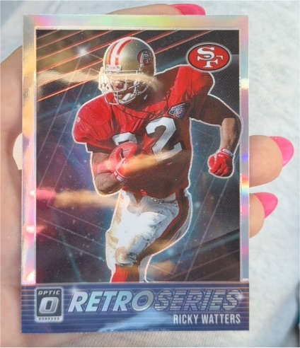 2021 Panini Donruss Optic #RS-RW Ricky Watters Retro Series Silver Prizm — front