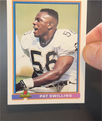 1991 Bowman #350 Pat Swilling — front